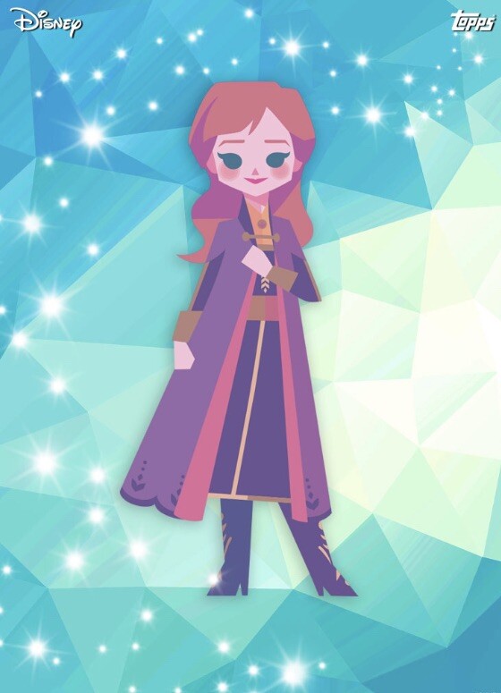 [DIGITAL CARD] Topps Disney - Anna - Frozen - - Nordic Style - Blue Variant