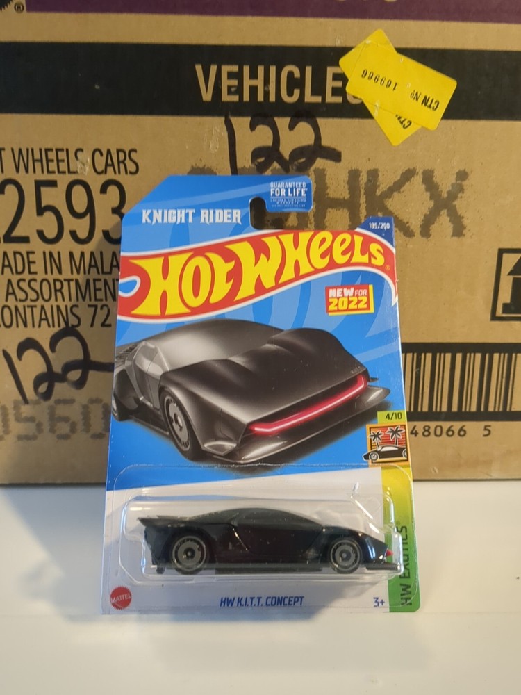 2022 Hot Wheels Knight Rider HW K.I.T.T. KITT Concept HW Exotics 185/250 NIP
