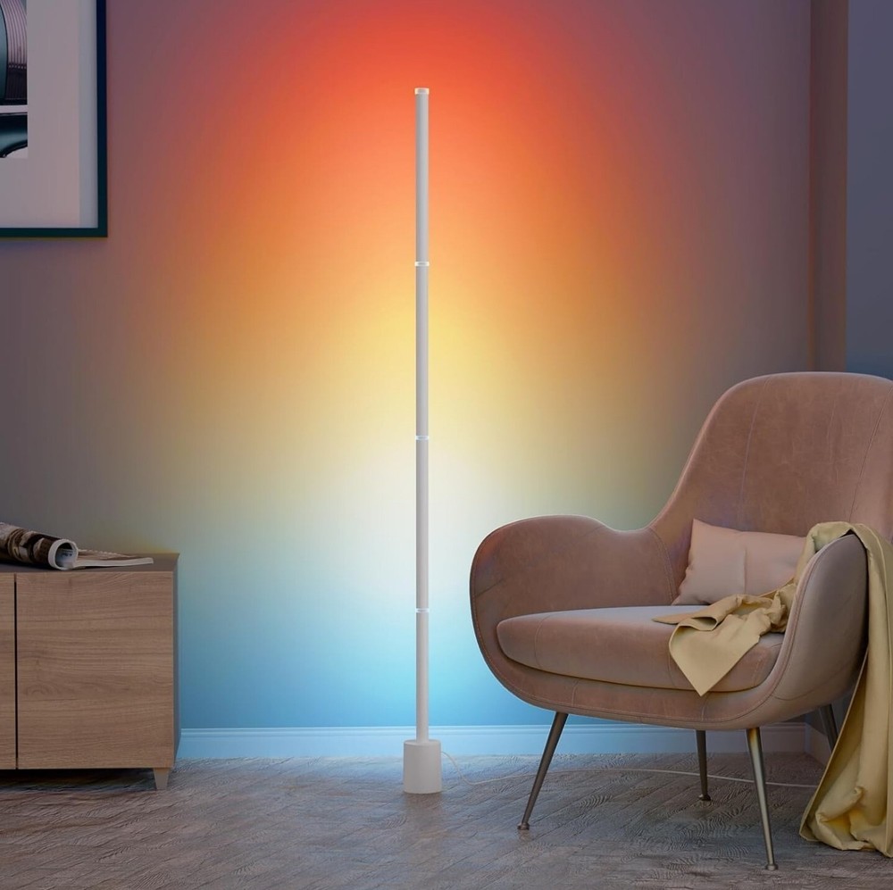 Ailofy Smart LED Floor Lamp with RGBW Colors Google Alexa Voice Control Mood Lighting Fast Shipping-image