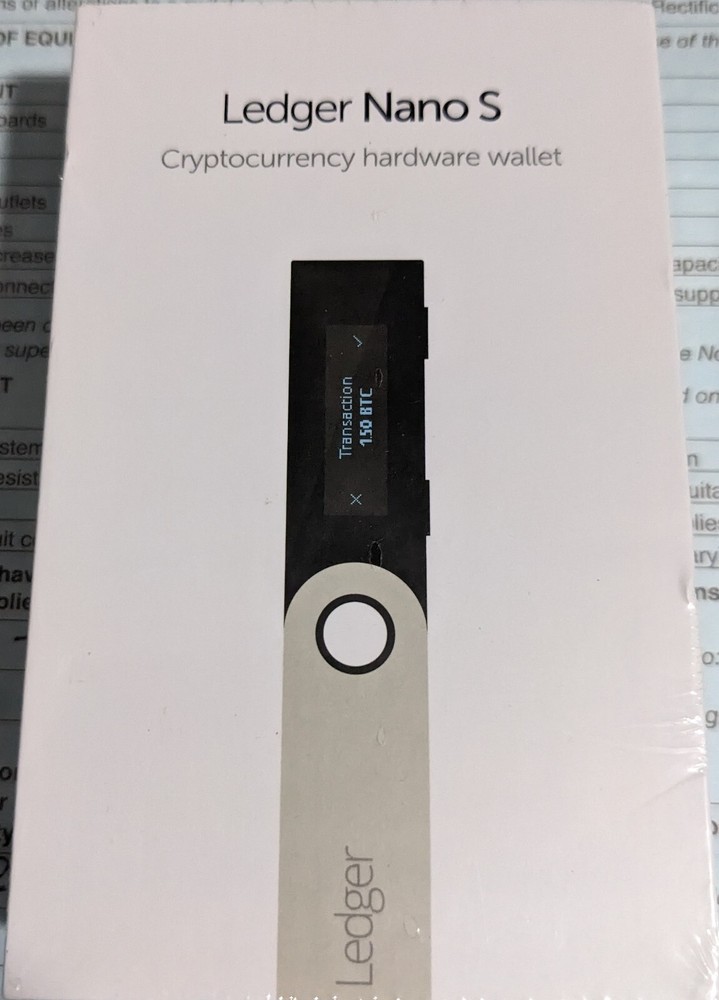 Ledger Nano S USB Cryptocurrency Cold Storage Device Crypto Hardware Wallet-image