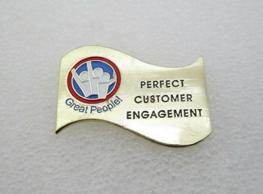 Perfect Customer Engagement Great People! Lapel Pin  (A165)-image
