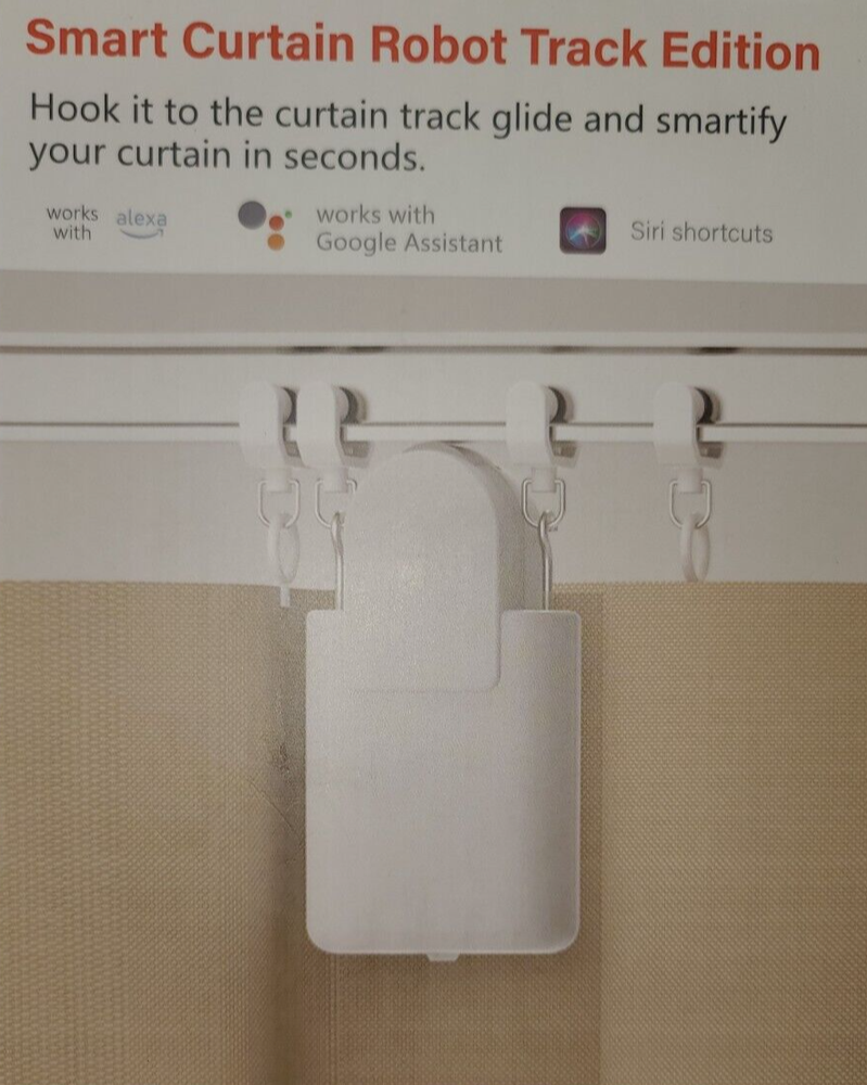 Smart Home Automated Curtain Opener Robot TUYA, Remote Control, I-Rail U-Rail-image