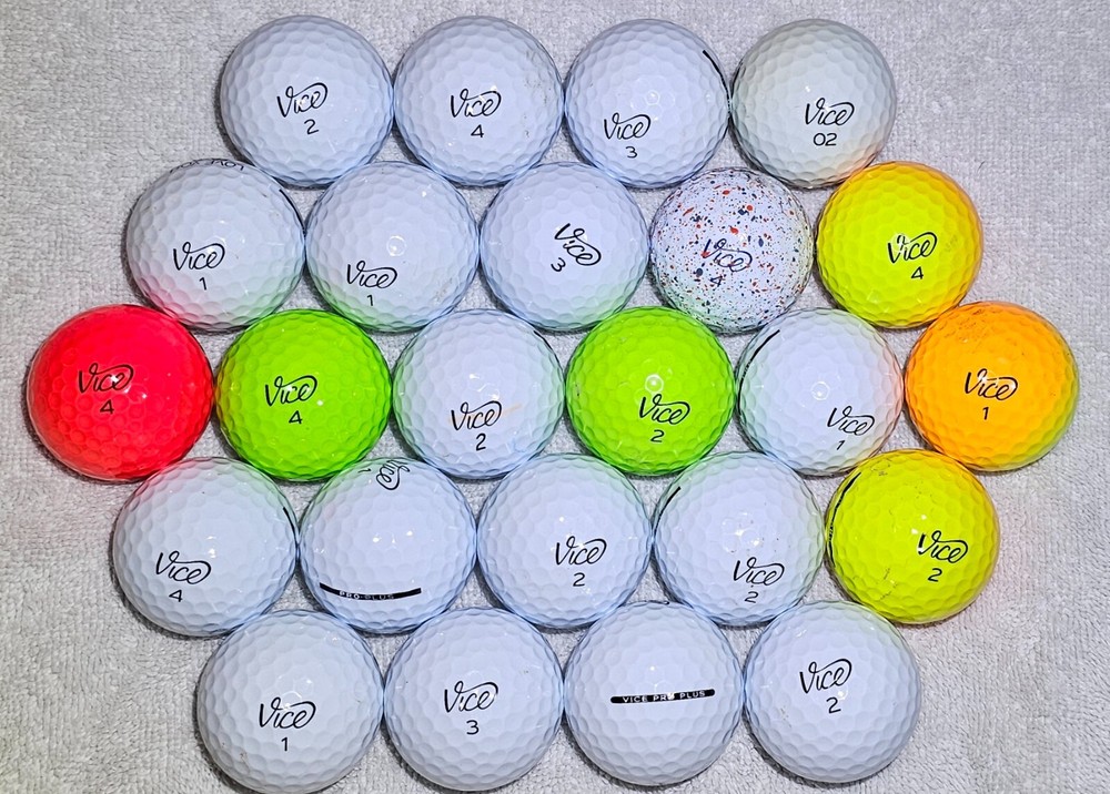 24 VICE  PRO , PAINT DRIP MIX   4A  /  AAAA  Golf Balls FREE SHIPPINGSD-image