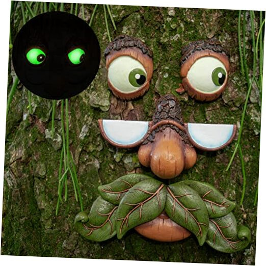 Tree Faces Decor for Outdoor Gardens – Unique Tree Hugger Yard Art