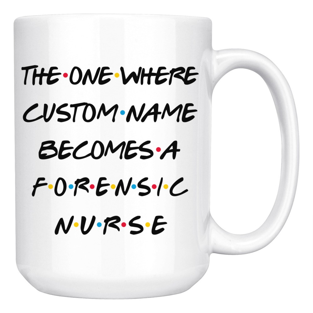 Personalized Forensic Nurse Career Job Promotion Mug, Nurse Graduation Gift