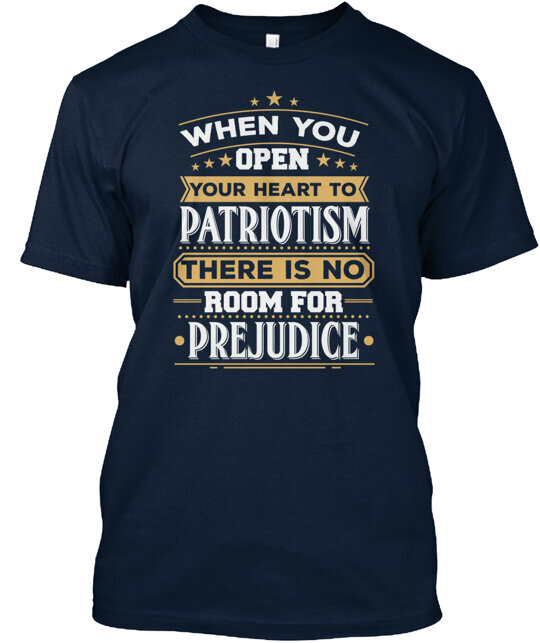 Patriotism T-Shirt Made in the USA Size S to 5XL