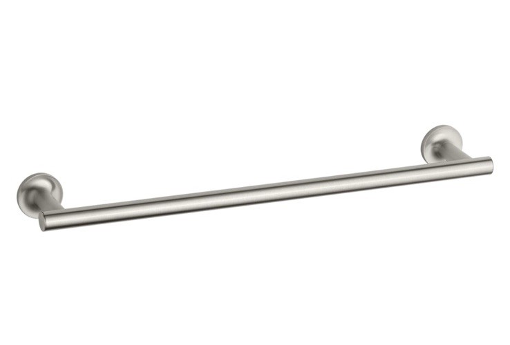 Kohler K-14435-BN Brushed Nickel Modern Bathroom Towel Bar