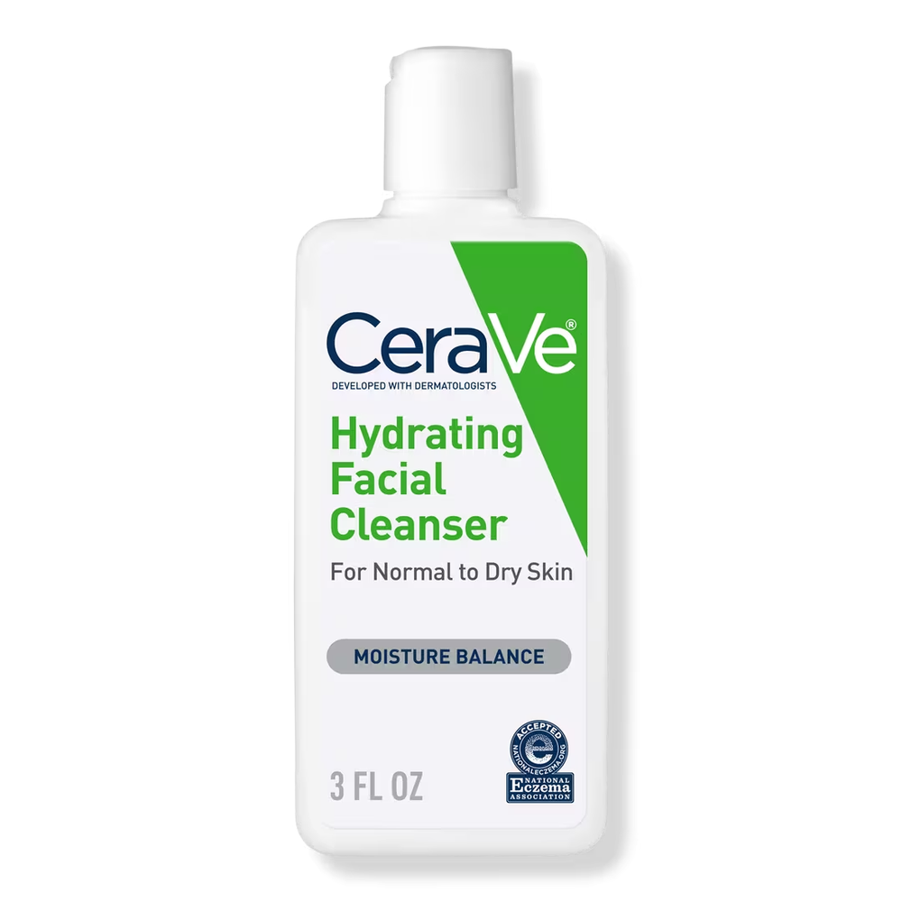 CeraVe Hydrating Facial Cleanser for Dry Skin Travel Size