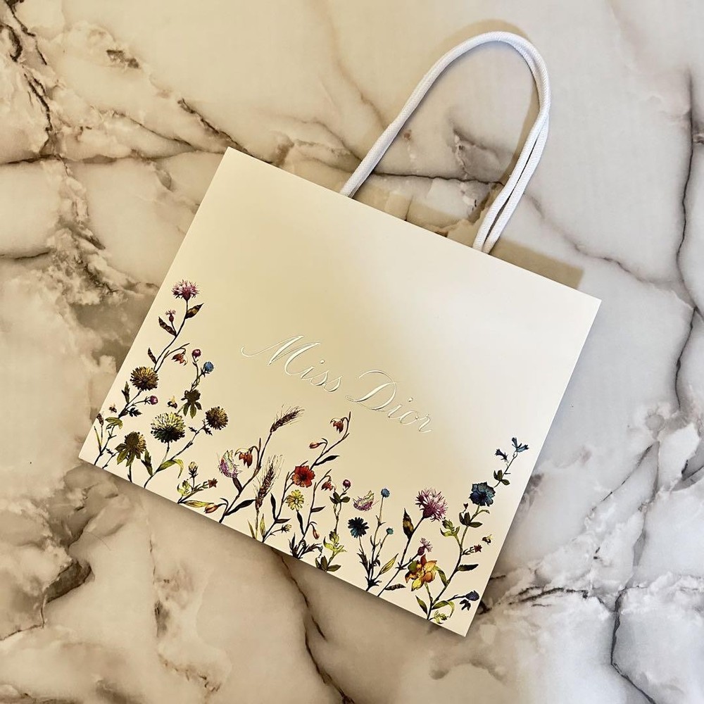 Dior Floral Miss Dior Canvas Tote Bag  