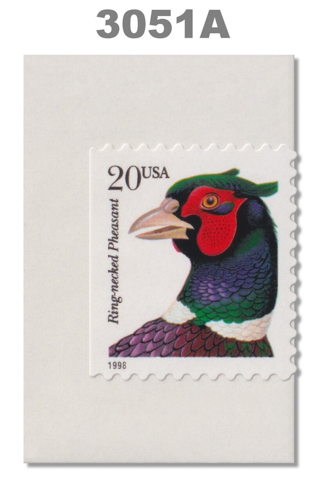 3051A Sideways Pheasant 1999 Booklet Single 10.6 x 10.4 From BK242A MNH -Buy Now-image