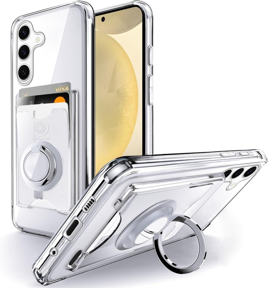 Premium Kickstand Credit Card Sleeve for Samsung - Slim Card Holder Case-image