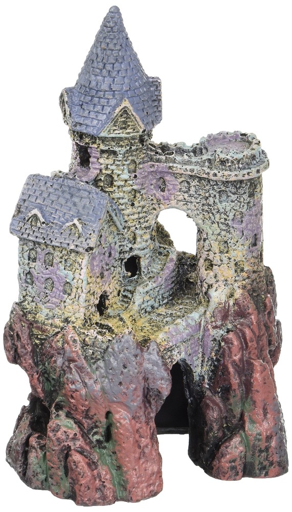 Age-of-Magic Wizard’s Castle Aquarium Decoration – Safe for Freshwater and Sa...