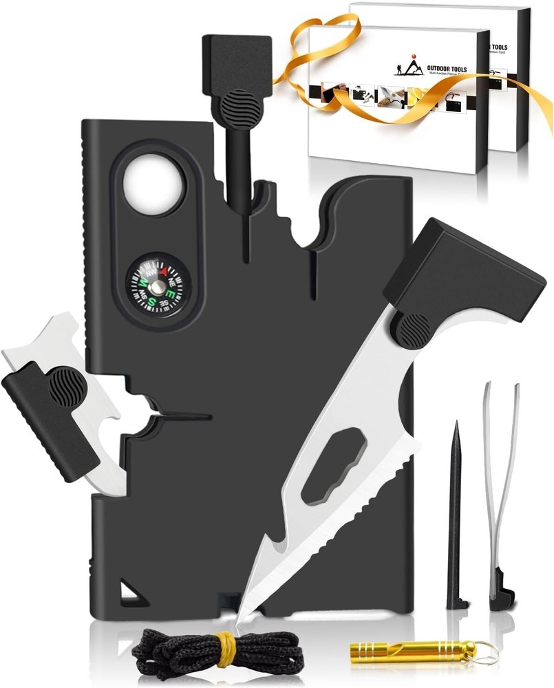 Upgraded 18-in-1 Credit Card Multitool - Perfect Christmas Stocking Stuffer-image