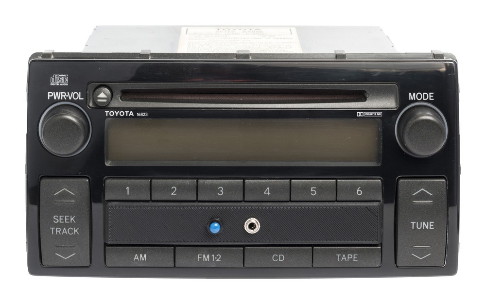 2002-04 Toyota Camry AMFM Radio Single CD w/o Cassette Aux Bluetooth 86120-AA040