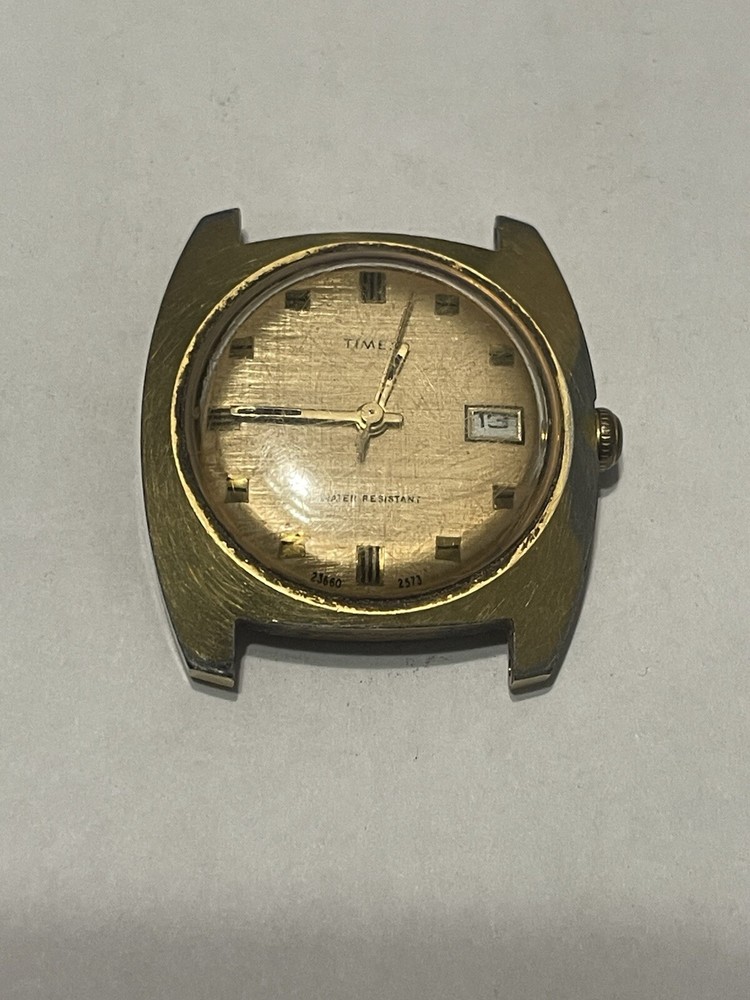 Vintage Timex Manual Wind Water/Dust Resistant 23660 2573, Project Watch/Parts