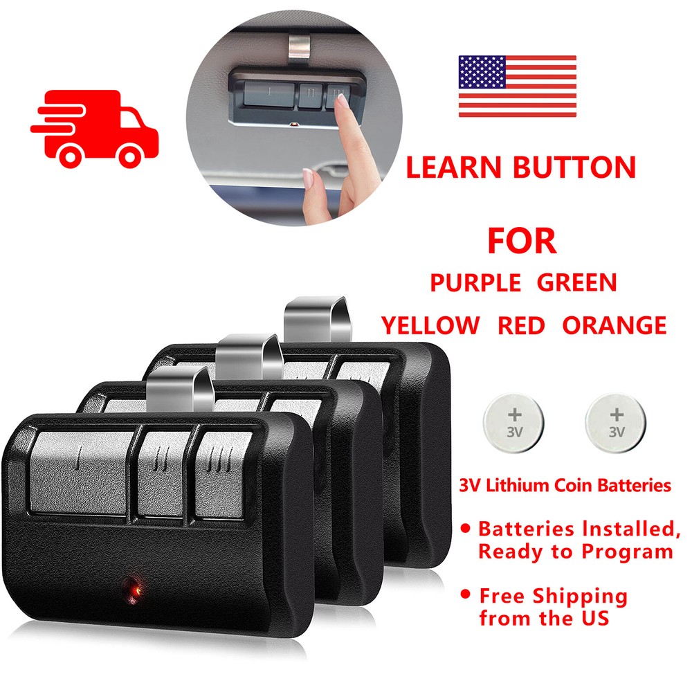 New Chamberlain Liftmaster Garage Door Opener 893MAX 953ESTD 893LM Learn Remote