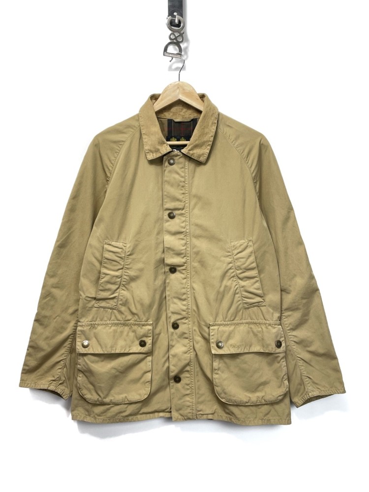 Barbour Ashby Beige Classic UK Outdoor Jacket Size M MCA0792BE31