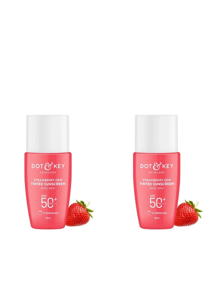 Dot & Key Strawberry Dew Tinted Sunscreen 50ml x 2 Pack free shipping world wide
