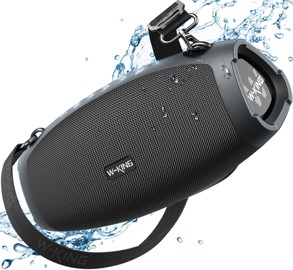 W-KING 120W Peak Portable Bluetooth Speaker with 70W Waterproof Wireless Design