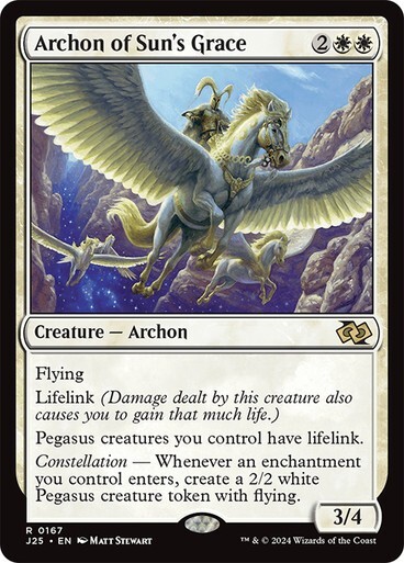 Archon of Sun's Grace 167 Non-Foil Near Mint MTG Jumpstart 2021 J25 Magic The Gathering Card