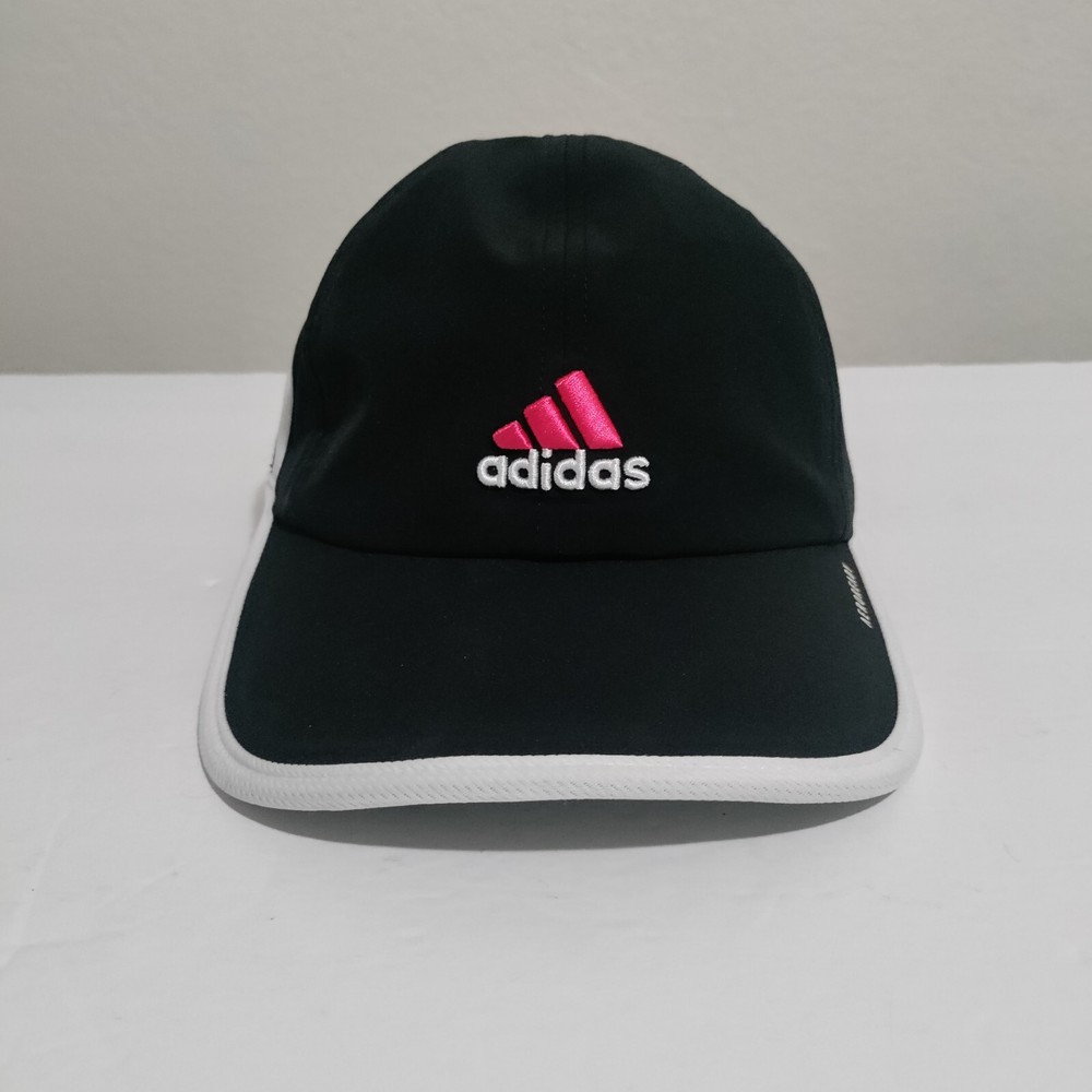 Adidas Aeroready Women's Hat Cap Black Pink Adjustable Lightweight Relaxed Fit