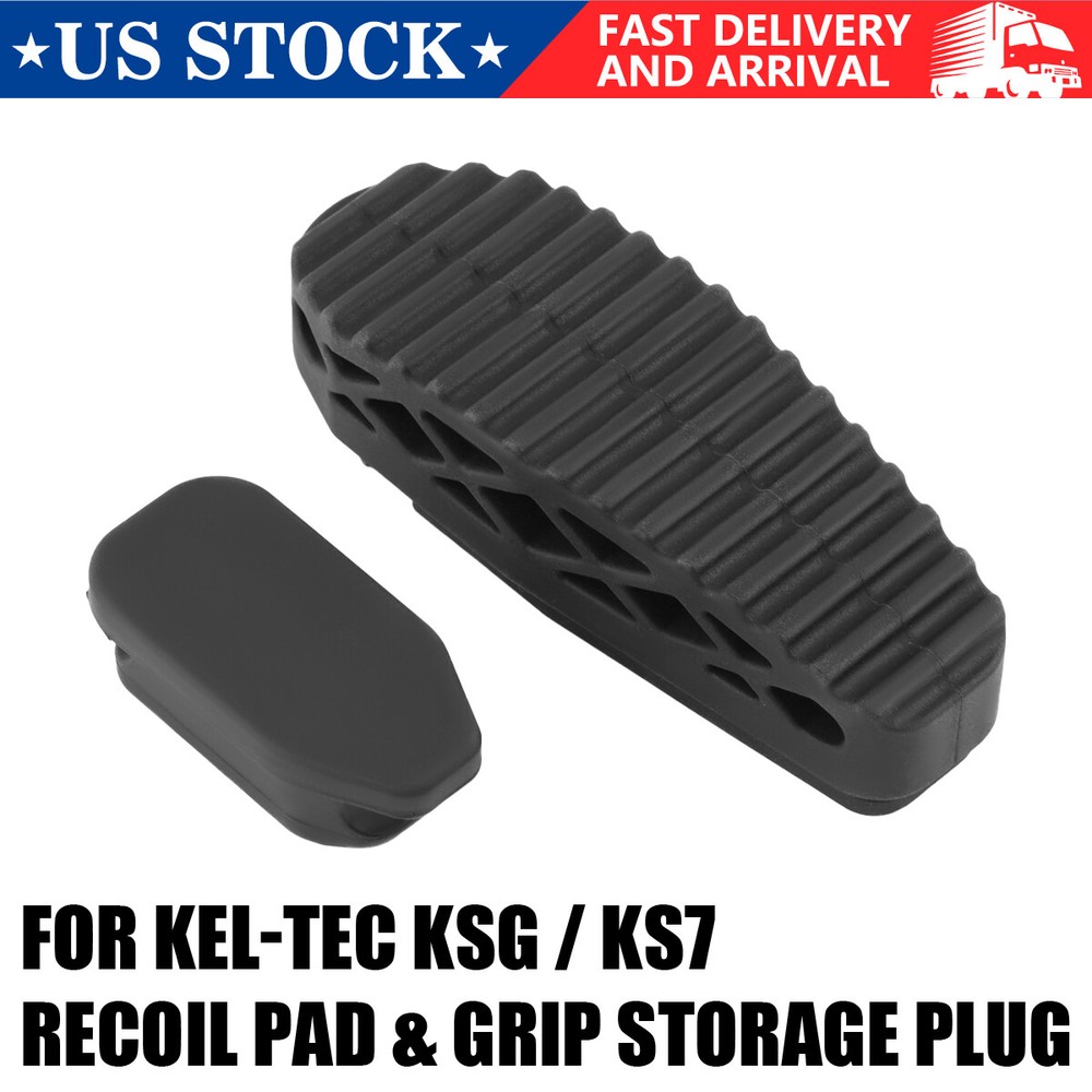 2 in 1 Recoil Pad And Grip Storage Plug Custom Designed For Kel-Tec KSG / KS7 A+