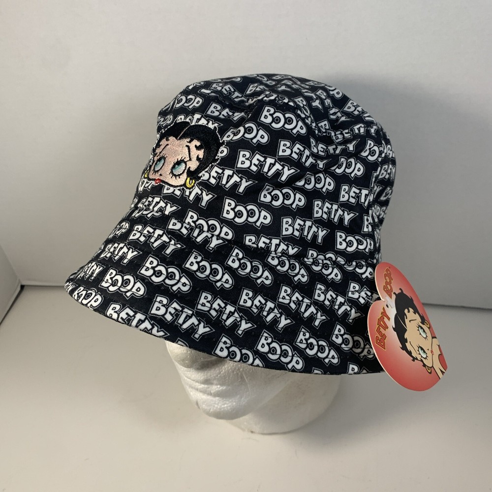 Betty Boop adjustable drawstring bucket hat by Sasha Handbags vegan friendly 2021