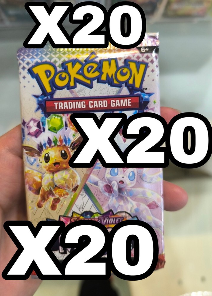 Pokemon Prismatic Evolutions Booster Packs lot of 20 *New & Sealed*