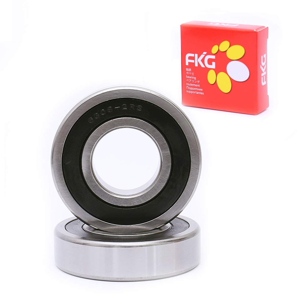 6308-2RS 40X90X23Mm Deep Groove Ball Bearing Double Rubber Seal Bearings Pre-Lub