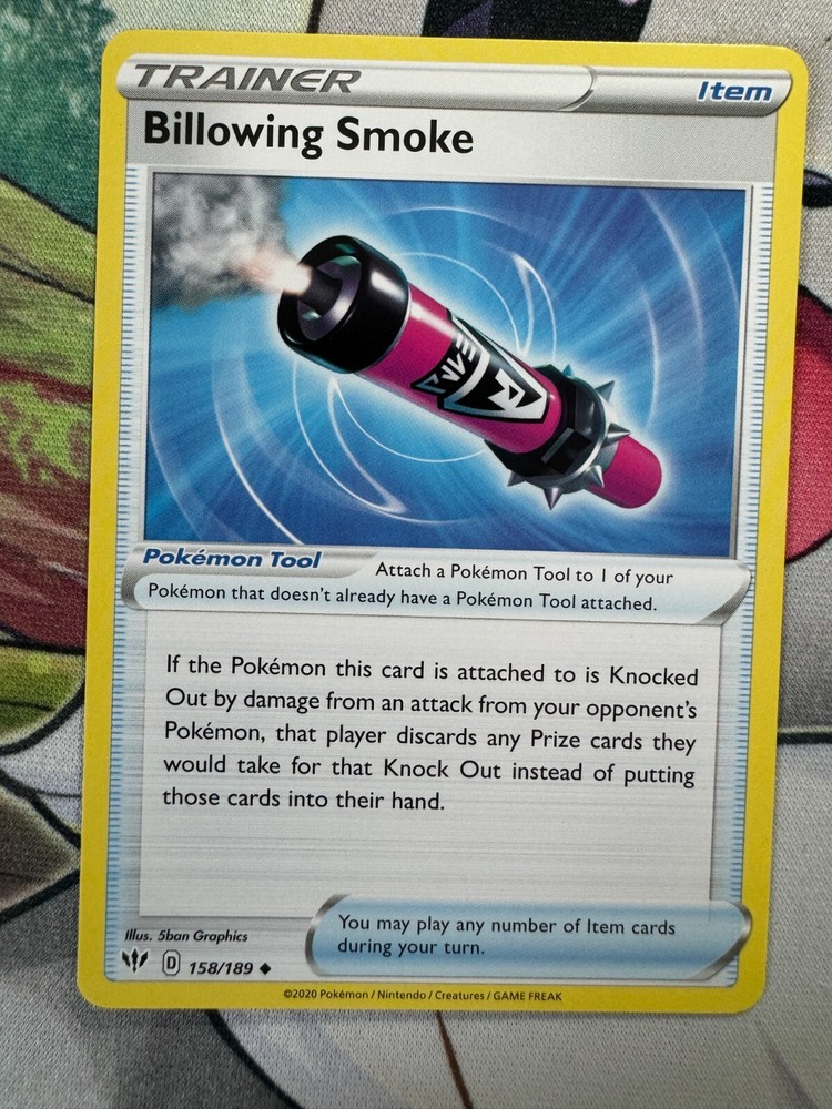 Billowing Smoke Non-Holo Pokemon TCG BKE584 Card