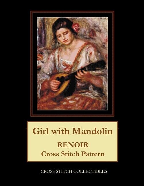 Girl With A Mandolin: Renoir Cross Stitch Pattern