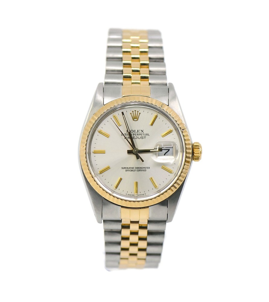 Rolex Datejust 18K/Stainless Steel Watch 16013