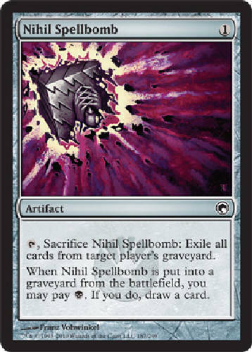 NIHIL SPELLBOMB X4 4 4X Scars of Mirrodin MTG Magic the Gathering Cards DJMagic