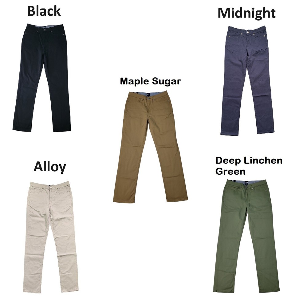 Gap Men's Slim Fit Stretch 5 Slant Pocket Double Beltloop Pant