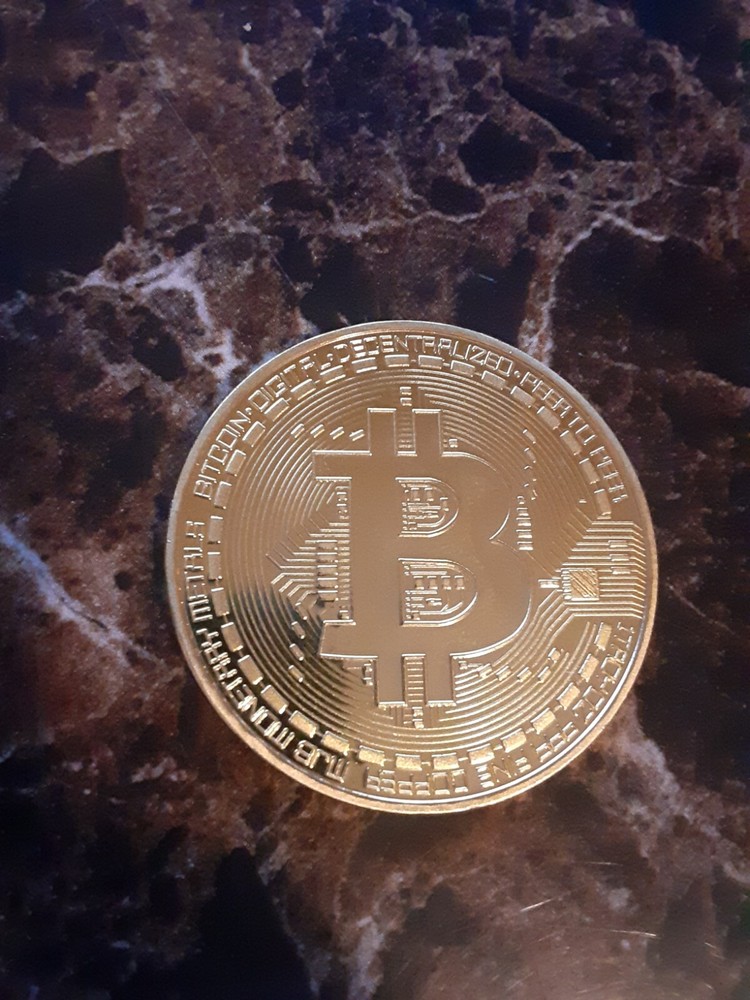 2013 Physical BITCOIN / MJB Monetary Metals Art Round / 1 oz. .999 Fine COPPER