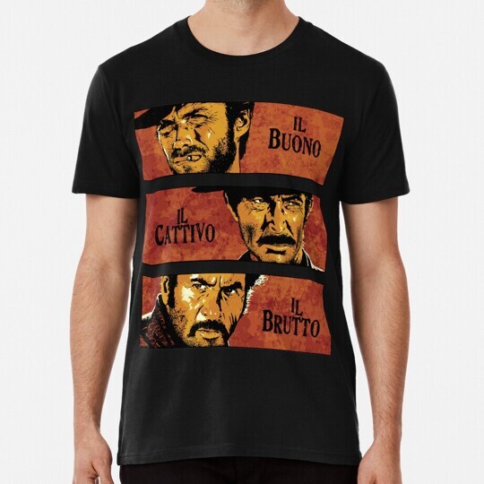 The Good Bad And Ugly S to 5XL Made in USA T-Shirt