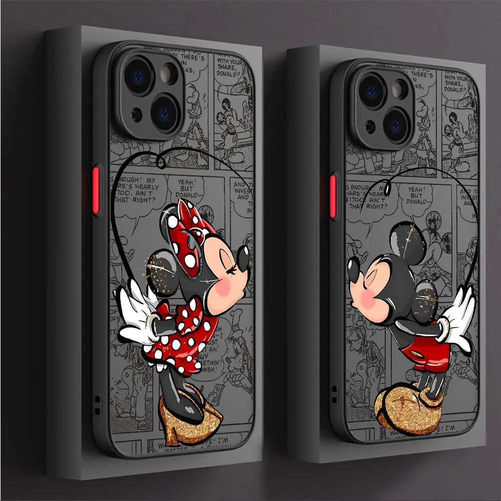 NEW Disney Mickey Minnie Love Phone Case fan art for IPhone 111213 14 15 Pro Max