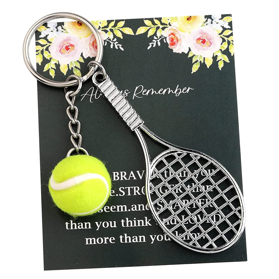 Tennis Keychain Gifts for Tennis Players Tennis Team Gifts for Tennis Lover T...