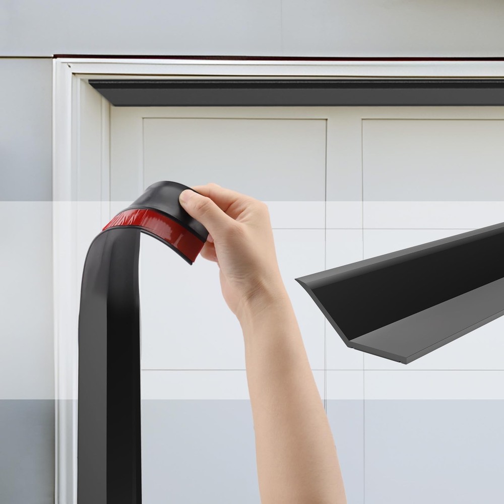 Garage Door Weather Seal 36 Ft for Top and Sides Insulation