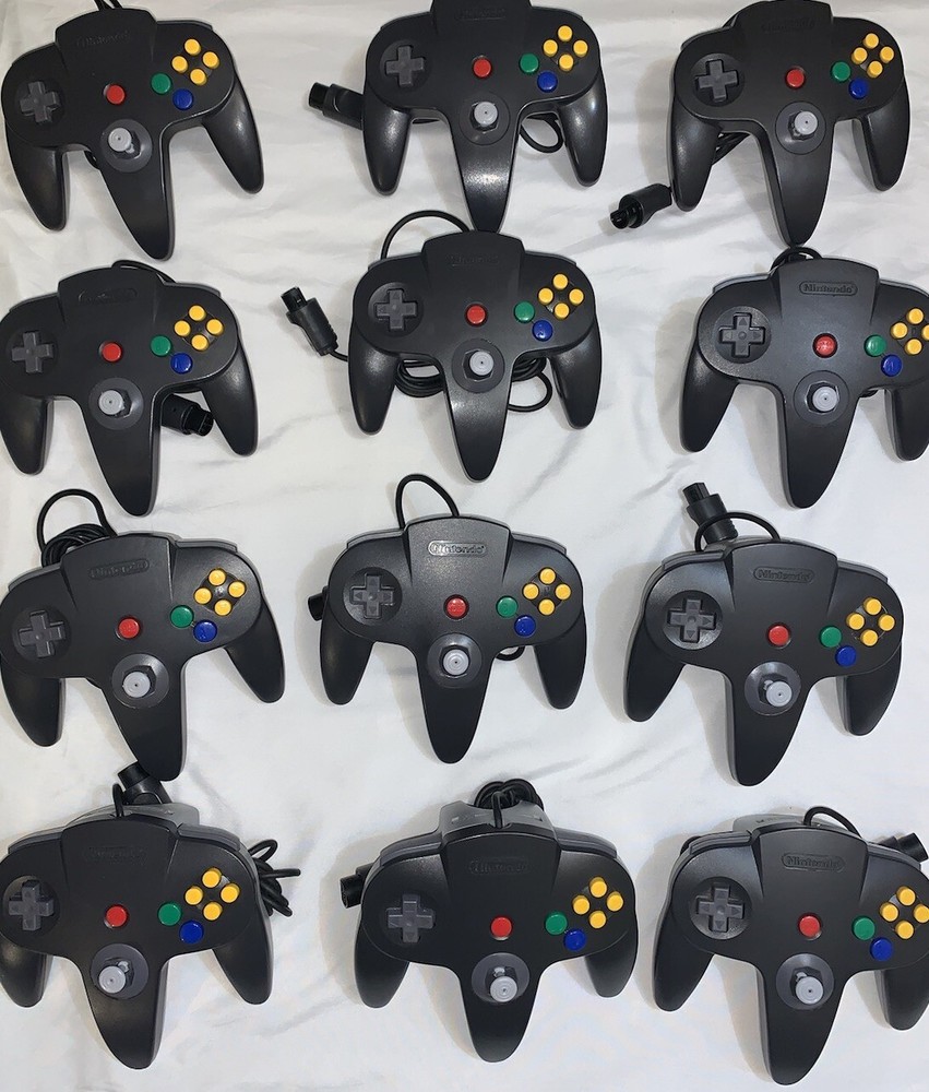 Nintendo 64 N64 Controller Black/Gray OEM  Original Authentic NUS-005