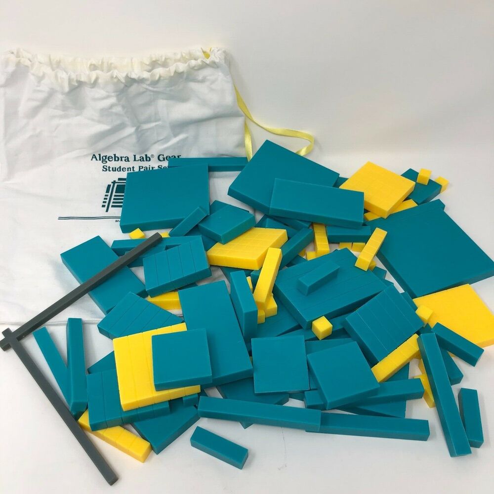 Algebra Lab Student Blocks Set 103 Pieces Math Manipulative Activity Homeschool