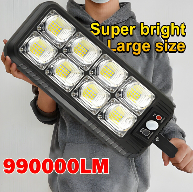 Commercial Solar Street Flood Light LED Lamp Area Dusk To Dawn Wall Lamp Outdoor
