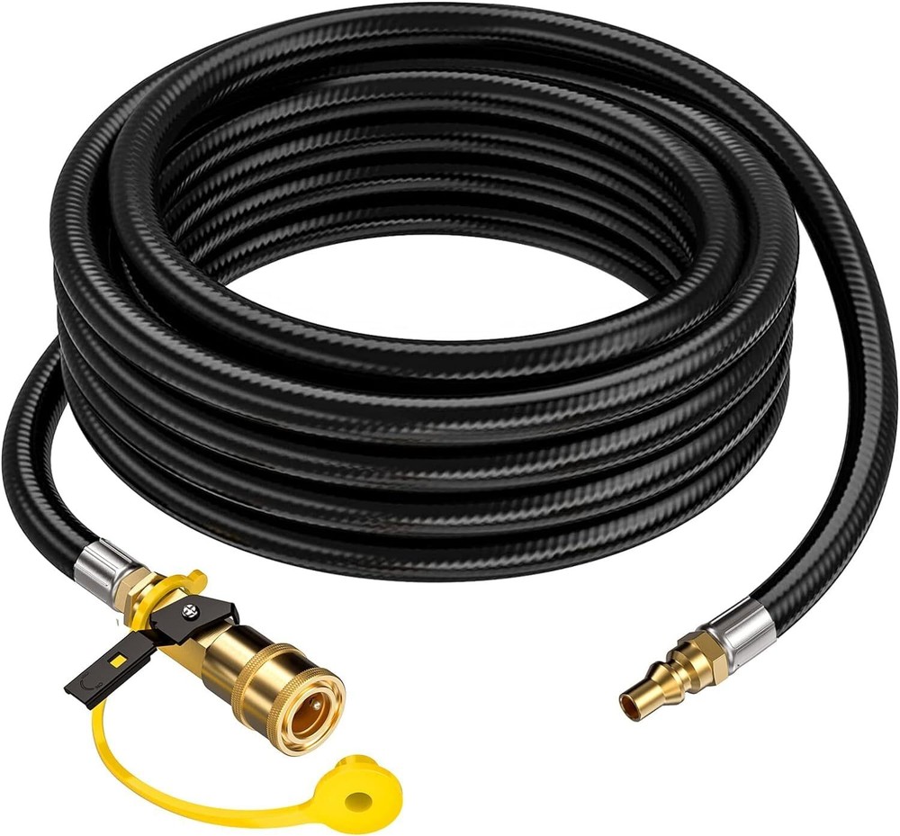 20 FT Quick Connect Propane Hose for RV to Grill, RV Propane Quick Connect Ho...