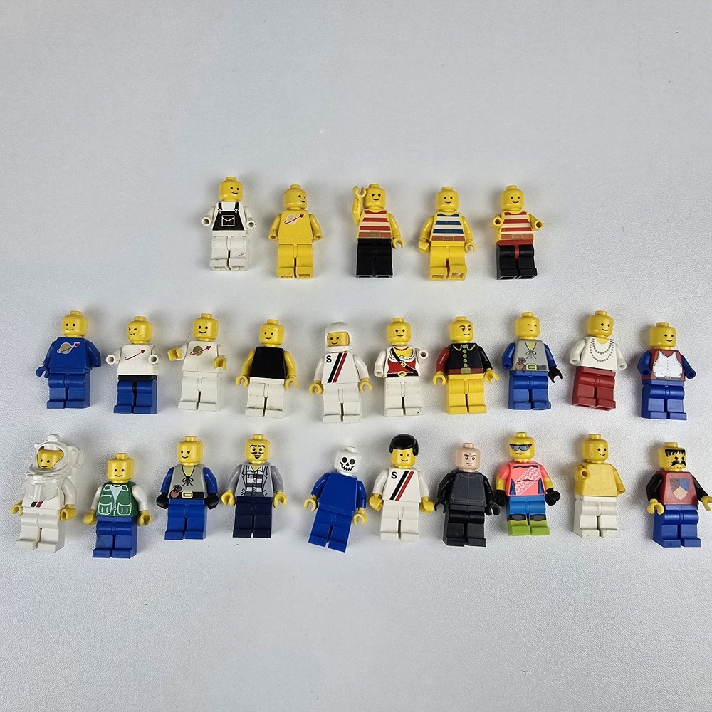 LEGO Minifigures Bulk Lot 25 Vintage 90s Figures Bundle minidolls