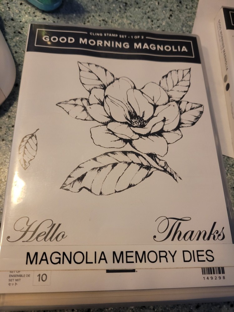 Stampin' Up!  Good Morning Magnolia Memory Stamp Set with  Dies* Retired