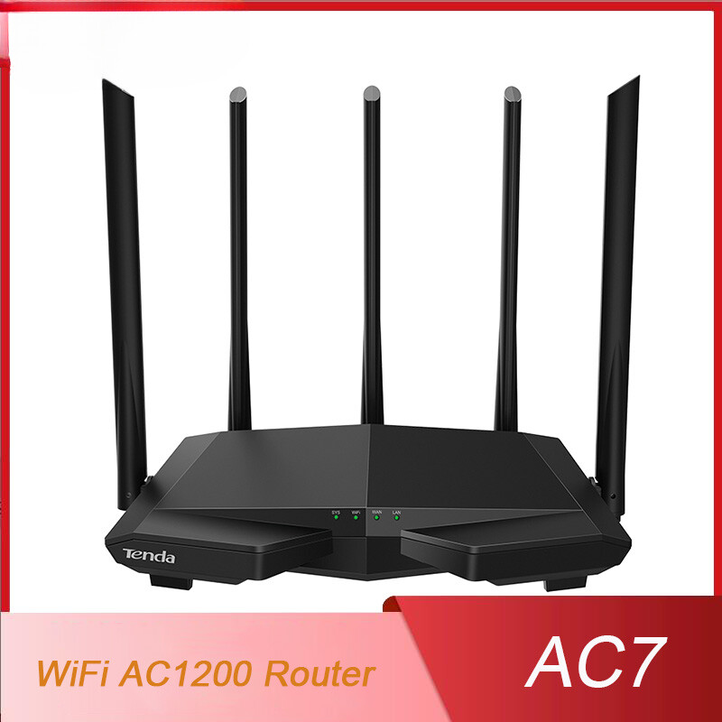 Dual Band Wireless Router Wifi Range Repeater with 5*6dBi High Gain Antennas