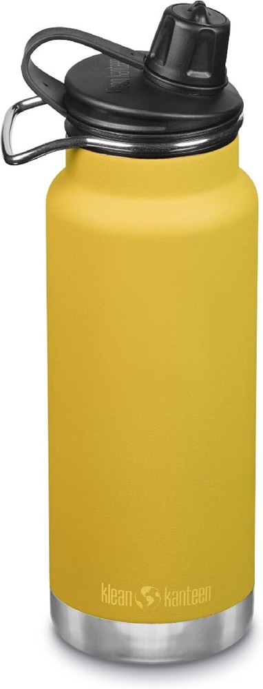 Klean Kanteen 32oz TKWide Insulated SSteel Water Bottle with Chug Cap - Marigold