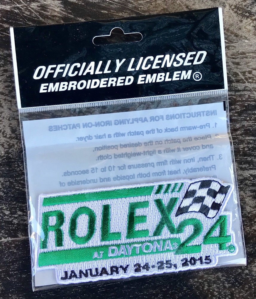 Rolex Daytona 24 Hours Race 2015 Official Embroidered Patch