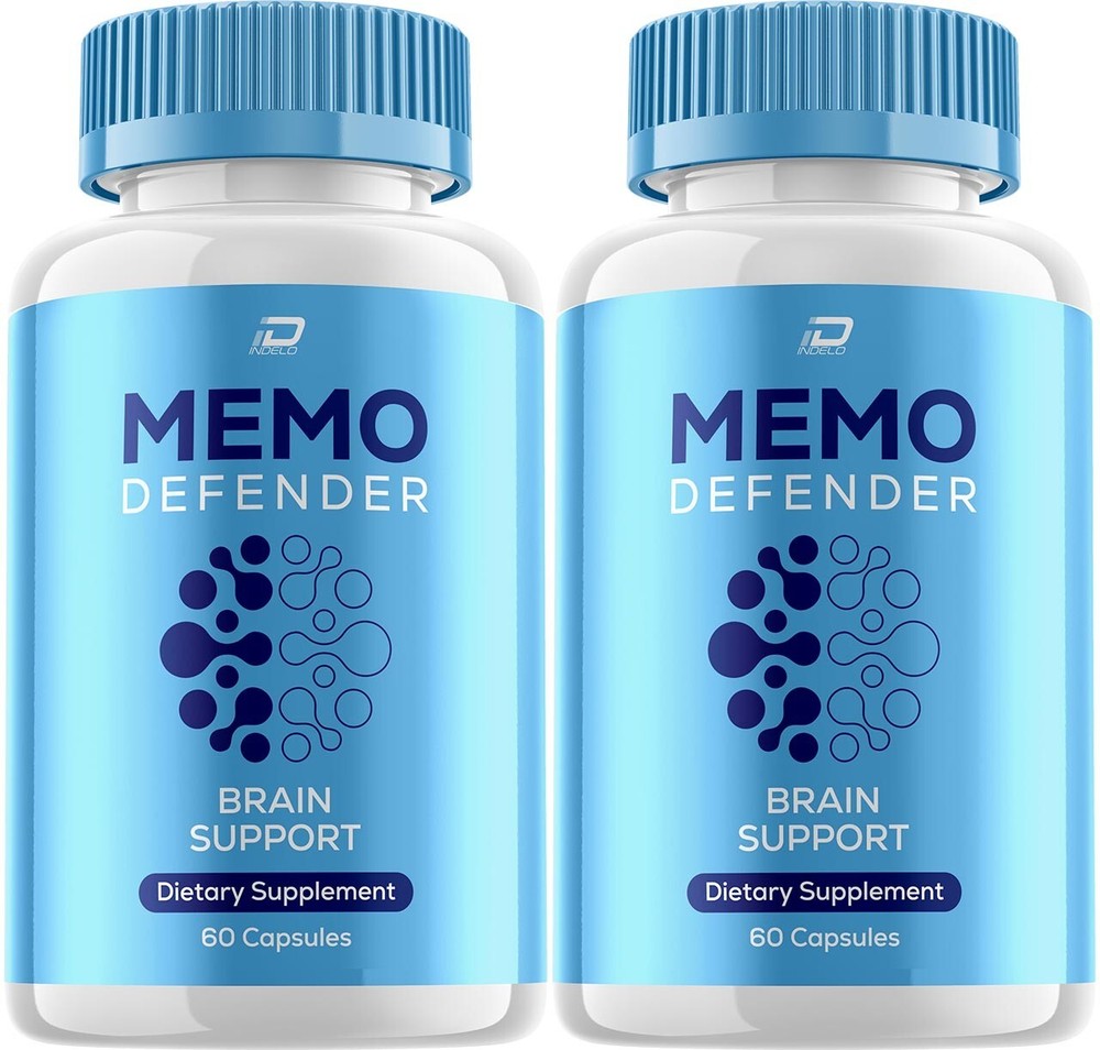 (2 Pack) Memo Defender Brain Supplement Capsules – MemoDefender All Natural