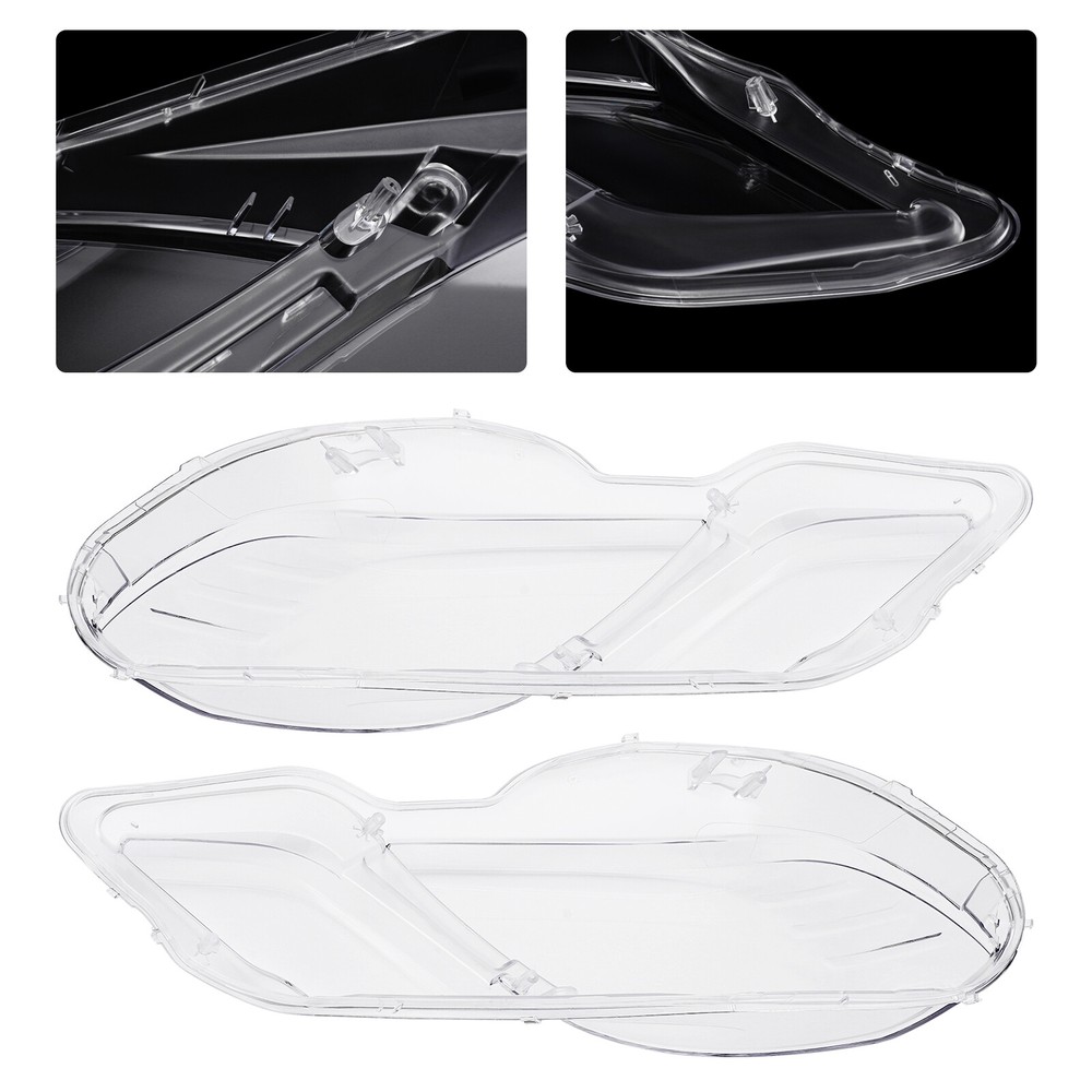 Headlight Lens Cover Lampshade For 2009-2013 Mercedes-Benz W212 E350 E500 E63